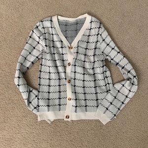 🤍plaid cardigan